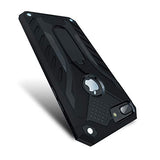 Kitoo Designed for iPhone 8 Plus Case with Kickstand, Military Grade 12ft. Drop Tested - Black