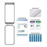 amFilm Glass Screen Protector for Samsung Galaxy S9, 3D Curved Tempered Glass, Dot Matrix with Easy Installation Tray, Case Friendly (Black)