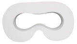 Lunies Disposable Cover Mask with Sponge Mat and Magic Sticks Replacement for H-T-C Vive VR Virtual Reality Headset - Prevent Eye Infections White (100PCS)