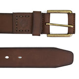 Timberland Men's Big and Tall 40Mm Pull Up Leather Belt, Brown, 46