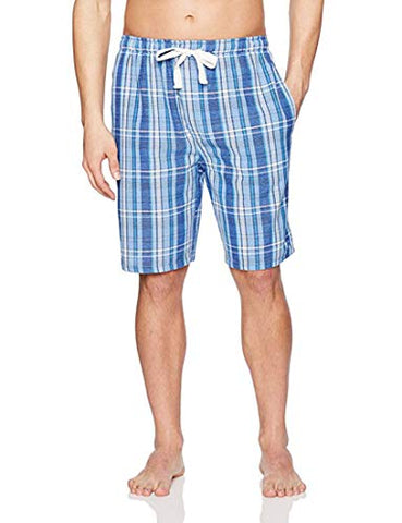 Jockey Men's Sleep Short, Navy/White/Blue Plaid, X-Large