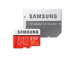 Samsung Memory MB-MC512GAEU 512 GB EVO Plus Micro SD Card with Adapter