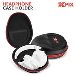 Mackie CR4-X Creative Reference Series 4" Multimedia Monitors (Pair) + SR360 Over-Ear Dynamic Stereo Headphones, Xpix Headphone Case, Xpix Headphone Holder, Xpix 1/4" TRS Cable (x2) & Xpix RCA Cable