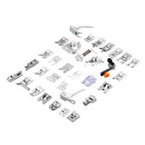 Professional Domestic Sewing Foot Presser Foot Presser Feet Set for Singer, Brother, Janome,Kenmore, Babylock,Elna,Toyota,New Home,Simplicity and Low Shank Sewing Machines (32 PCS)