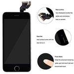 Screen Replacement Compatible for iPhone 6s White LCD Display & Touch Screen Digitizer Replacement + Home Button+Front Camera+Earpiece Pre-Assembled +Screen Protector Free Repair Tools(4.7'')