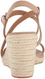 Calvin Klein Women's Bellemine Espadrille Wedge Sandal, Desert Sand, 7.5 Medium US