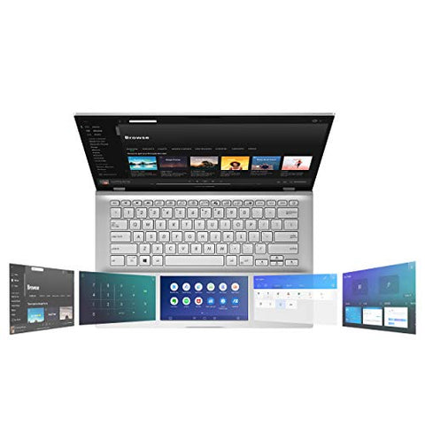 Asus Vivobook S14 S432 Thin and Light 14” FHD, Intel Core i7-8565U CPU, 8GB RAM, 512GB PCIe Nvme SSD, Ir Camera, Windows 10 Home, S432FA-AB74, Transparent Silver