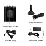 SureCall Fusion2Go 3.0 In-Vehicle Cell Phone Signal Booster Kit for Car, Truck or SUV, All Carriers 3G/4G LTE
