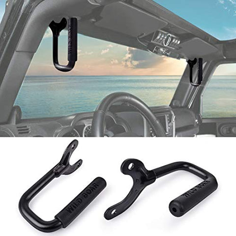 Ansite Front Grab Handles Grip Handle Grab bar for Jeep Wrangler TJ & Unlimited 1997-2006