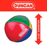 Duncan Toys Juggling Balls - [Pack of 3] Multicolor, Vinyl Shells, Circus Balls with 4 Panel Design, Plastic Beans