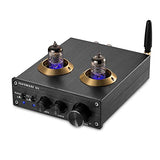Nobsound Bluetooth Vacuum Tube Power Amplifier Class D HiFi Digital Audio Amp 100W (50W×2) (Black)