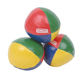 Duncan Toys Juggling Balls - [Pack of 3] Multicolor, Vinyl Shells, Circus Balls with 4 Panel Design, Plastic Beans