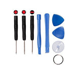 for iPhone 6 Plus Digitizer Screen Replacement Black - Ayake 5.5'' Full LCD Display Assembly with Home Button, Front Facing Camera, Earpiece Speaker Pre Assembled and Repair Tool Kits