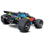 Traxxas 67076-4 Rustler 4x4 VXL Off Road Electric Remote Control RC Car with Remote Control for Adults and Kids, Red