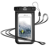 YOSH Waterproof Phone Pouch Waterproof Phone Case Cell Phone Dry Bag Underwater Phone Pouch Universal Waterproof Case Compatible with iPhone Xs X 8 7 6 6s Plus Galaxy S9 S8 S7 S6 Pixel 2 3 up to 6.0"