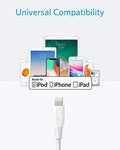 iPhone Charger, Anker Powerline Lightning Cable (3ft), MFi Certified for iPhone X / 8/8 Plus / 7/7 Plus / 6/6 Plus / 5S (White)