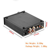 Nobsound Bluetooth Vacuum Tube Power Amplifier Class D HiFi Digital Audio Amp 100W (50W×2) (Black)