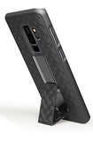 Aduro Galaxy S9 Case with Kickstand Belt Clip Holster, Combo Galaxy Case with Rotating Belt Clip Super Slim Shell Samsung Galaxy Belt Clip Case for Samsung Galaxy S9 (NOT PLUS) Cell Phone (2018) Black
