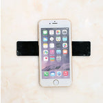 FullGold Nano Rubber Cell Phone Pads, Mobile Phone Stand Mount, Phone Holder for Car, Gel Pads, Cell Phone Pads Universal Sticker, Multi-Function Mobile Phone Holder Sticky Anti-Slip Stick (black)