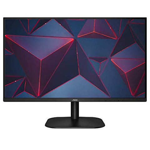AOC 24B2XH 24" Full HD IPS Monitor, 3-Sided Frameless & Ultra Slim HDMI and VGA inputs, Lowblue Mode, VESA compatible,Black