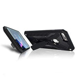 Kitoo Designed for iPhone 8 Plus Case with Kickstand, Military Grade 12ft. Drop Tested - Black