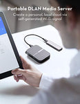 RAVPower FileHub, Travel Router AC750, Wireless SD Card Reader, Connect Portable SSD Hard Drive to iPhone iPad Tablet Smart Phone Laptop for Photo Backup, Data Transfer, Portable NAS, 6700mAh Battery