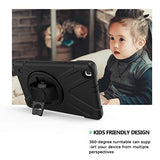 CCMAO Galaxy Tab A 8.0 Case 2019, SM-T290/T295 Case, [Hand Strap] 360 Degree Rotating Kickstand Full-Body Impact Resistant Cover for Samsung Galaxy Tab A 8.0 Inch 2019 (SM-T290 /SM-T295) (Black)