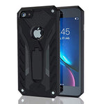 Kitoo Designed for iPhone 7 Case/Designed for iPhone 8 Case/Designed for iPhone SE 2020 Case with Kickstand, Military Grade 12ft. Drop Tested - Black