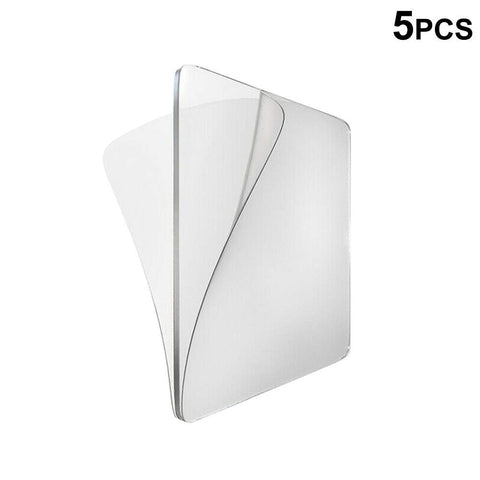 Super Sticky Gel Pads – Multipurpose Transparent Gripping Pads for Car & Home Use – Ultra-Durable & Washable Design – User-Friendly & Easy to Apply – Non-Slip & Traceless – Pack of 5