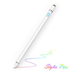 Chilison Active Stylus Digital Pen for Touch Screens,Pencil Compatible for iPad iPhone Samsung &Tablets, Drawing and Handwriting on Touch Screen Smartphones & Tablets (iOS/Android), White