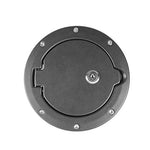 Hooke Road Locking Fuel Gas Tank Cap Cover for 1997-2006 Jeep Wrangler TJ