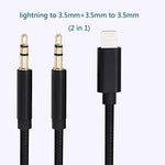 Audio Cable for Car,KREIDE 3.5 mm to 3.5 mm Aux Cable for iPhone and Android,Compatible with iPhone X IP 8 IP 7(Black)