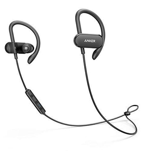 Anker SoundBuds Curve Wireless Headphones, Bluetooth 4.1 Sports Earphones with aptX Audio, Nano Coating, 14H Battery, CVC Noise Cancellation, Headsets with Built-in Mic for Running, Cycling, Workout