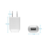 Podofo US Plug USB Power Charger AC Adapter For Amazon Kindle 3 4 5, Amazon Kindle paperwhite 2 3 (White)