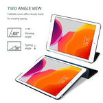 ProCase iPad 7th Generation Case iPad 10.2 Case 2019 with Tempered Glass Screen Protector, Slim Stand Hard Shell Protective Smart Cover for 7th Gen iPad 10.2 Inch 2019 (A2197 A2198 A2200) -Navy