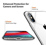 TORRAS Crystal Clear iPhone Xs Max Case, Soft TPU Thin Cover Slim Gel Phone Case for iPhone Xs Max 6.5" (2018) - Crystal Clear