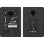 Mackie CR4-X Creative Reference Series 4" Multimedia Monitors (Pair) + SR360 Over-Ear Dynamic Stereo Headphones, Xpix Headphone Case, Xpix Headphone Holder, Xpix 1/4" TRS Cable (x2) & Xpix RCA Cable