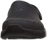 Crocs Men's and Women's LiteRide Clog, Casual Athletic Shoe with Extraordinary Comfort Technology, Black/Slate Grey, 8 US Women / 6 US Men