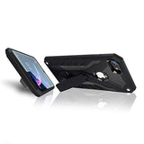 Kitoo Designed for iPhone 7 Case/Designed for iPhone 8 Case/Designed for iPhone SE 2020 Case with Kickstand, Military Grade 12ft. Drop Tested - Black
