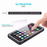 iPhone 7 Plus/8 Plus Waterproof Case, OTBBA Underwater Snowproof Dirtproof Shockproof IP68 Certified with Touch ID Full Sealed Cover Waterproof Case for iPhone 7 Plus/8 Plus-5.5in (Clear)
