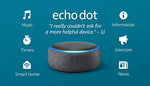 Echo Dot (3rd Gen) - Smart speaker with Alexa - Charcoal