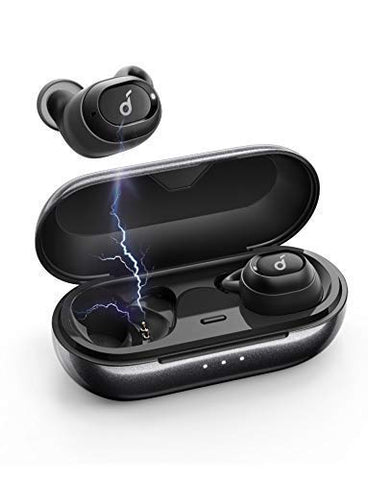 True Wireless Earbuds, Soundcore Liberty Neo by Anker, Bluetooth Headphones with Graphene-Enhanced Drivers, 12-Hour Playtime, IPX5 Water-Resistant, Stereo Calls, AAC, Microphone, and Bluetooth 5.0