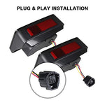 Wrangler JK LED Tail Lights Smoked for 07-17 Wrangler Reverse Light Turn Signal Lamp Running Lights