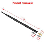 Universal Antenna for 1997-2019 Jeep Wrangler TJ JK JKU JL JLU, 13" Flexible Car Radio Antenna for Ford F150 2009-2019