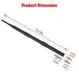 Universal Antenna for 1997-2019 Jeep Wrangler TJ JK JKU JL JLU, 13" Flexible Car Radio Antenna for Ford F150 2009-2019