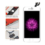 for iPhone 6S Plus Screen Replacement Repair Kits, LCD Display 3D Touch Screen Digitizer Frame Replacement for iPhone 6s Plus 5.5 inch (White)
