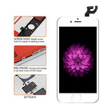 for iPhone 6S Plus Screen Replacement Repair Kits, LCD Display 3D Touch Screen Digitizer Frame Replacement for iPhone 6s Plus 5.5 inch (White)