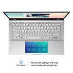 Asus Vivobook S14 S432 Thin and Light 14” FHD, Intel Core i7-8565U CPU, 8GB RAM, 512GB PCIe Nvme SSD, Ir Camera, Windows 10 Home, S432FA-AB74, Transparent Silver