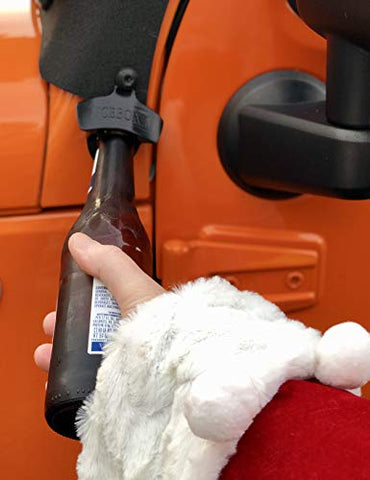 Iceboxx Body Mounted Bottle Opener Jeep Accessory fits Jeep Wrangler JK, JK Unlimited