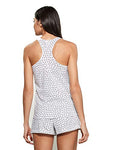 Calvin Klein Women's Jersey Tank and Short Pajama Set, Tossed CK, X-Large